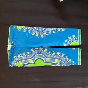 Wax Fabric Dashiki Pants
